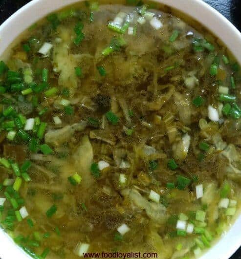 Bitter Melon and Pickled Mustard Soup