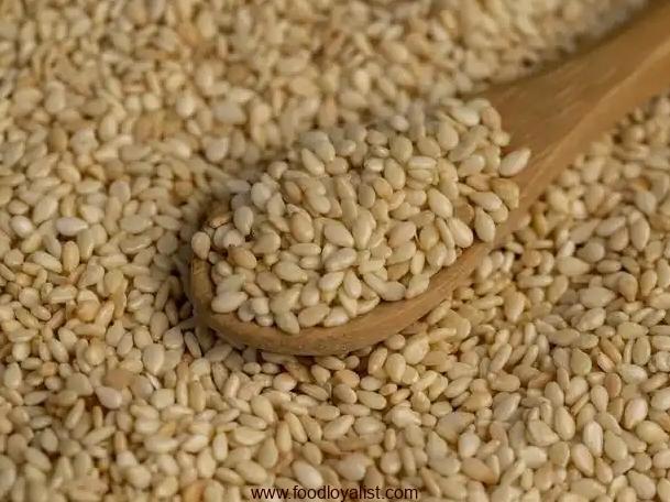 Internal structure of white sesame