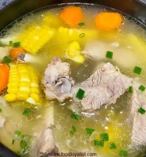 Make Corn and Pork Rib Soup