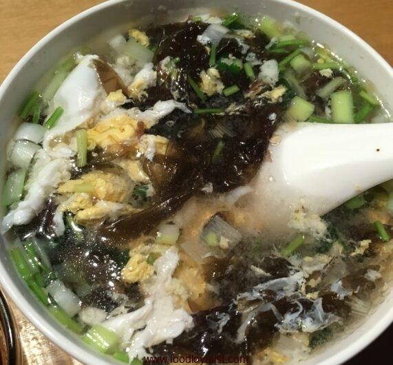Seaweed Egg Drop Soup