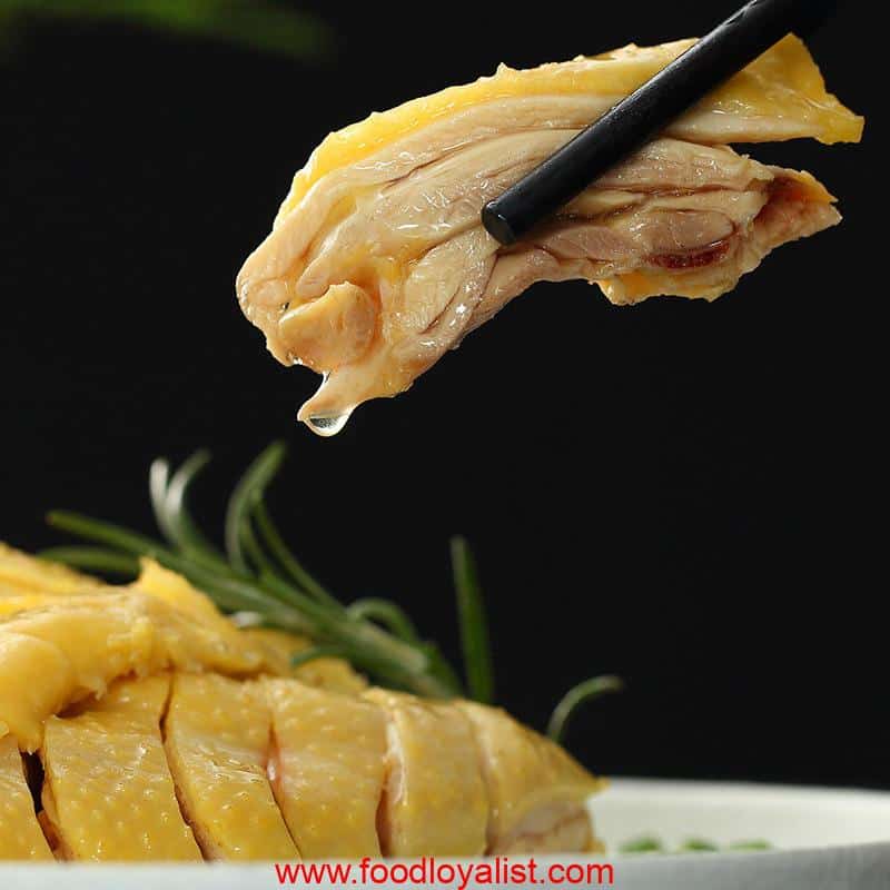 Cantonese poached chicken