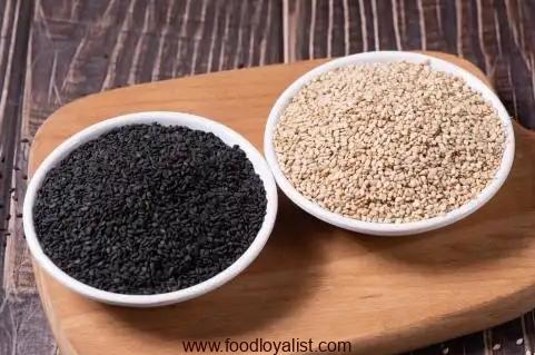 black and white sesame seeds