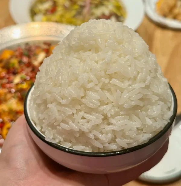 Want steaming rice