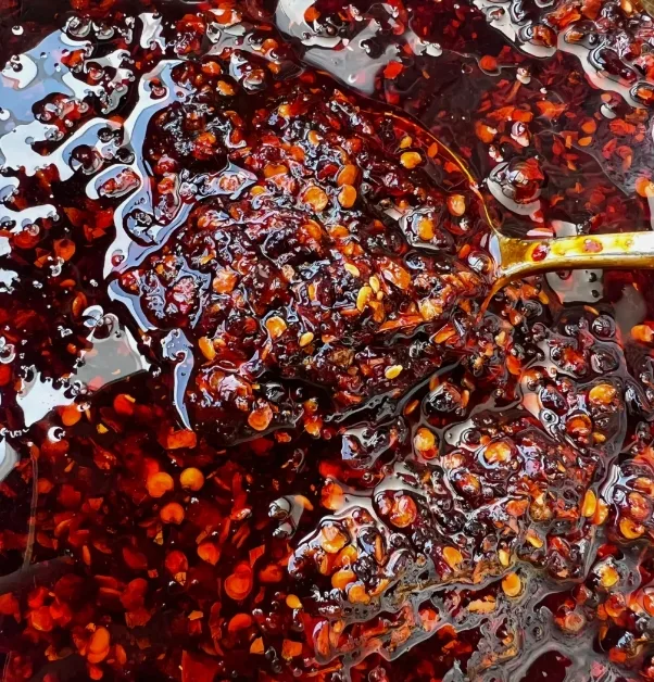 Very delicious oil chili